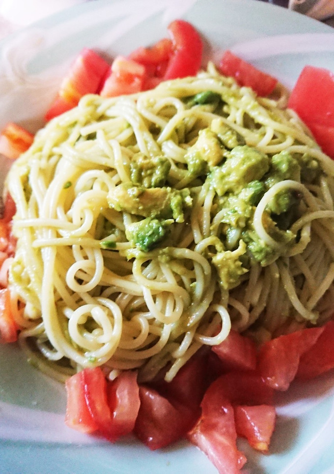 アボカドとトマトの冷製パスタ-レシピのメイン写真