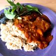 お肉ゴロゴロ☆トマトチキンカレー