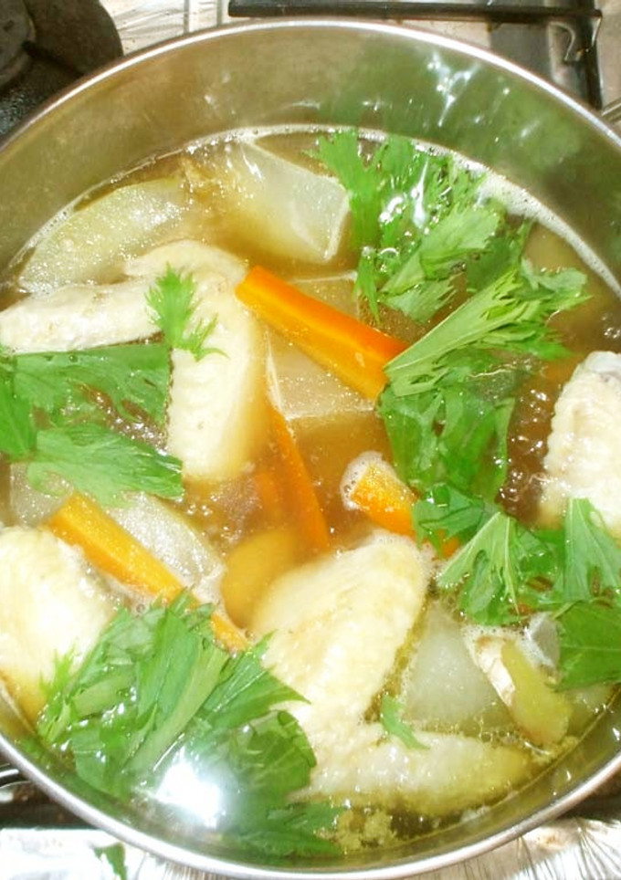 鶏手羽先と冬瓜のスープ煮♪簡単-レシピのメイン写真