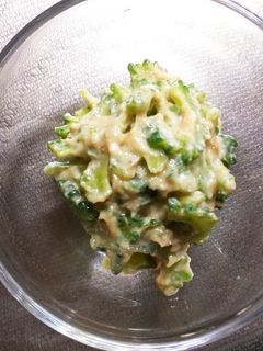 美味しい!ゴーヤの酒粕和え-レシピのメイン写真