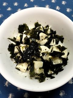 モッツアレラチーズの韓国海苔和え-レシピのメイン写真