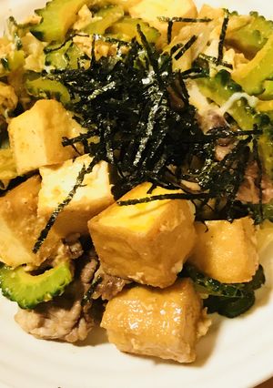 豚コマキムチ★ゴーヤーチャンプルー-レシピのメイン写真
