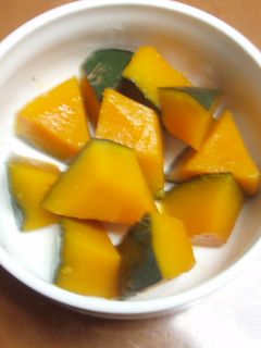 薄味♪素朴な味♪レンジでかぼちゃの煮付け-レシピのメイン写真