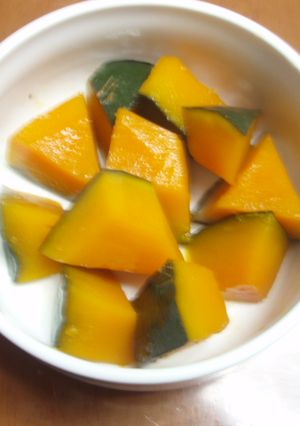 薄味♪素朴な味♪レンジでかぼちゃの煮付け-レシピのメイン写真