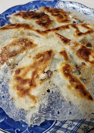 羽根つき餃子♪具は二種類！-レシピのメイン写真