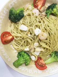 バジルソースで海鮮パスタ♡-レシピのメイン写真