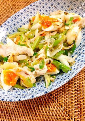 ササミとネギの塩和え-レシピのメイン写真