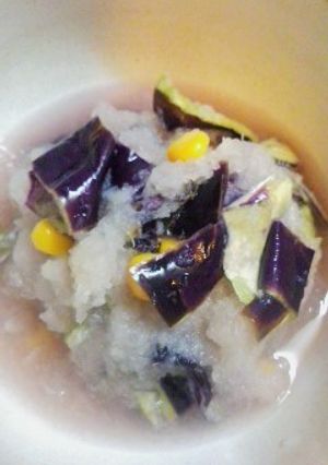 茄子の皮の辛味みぞれ和え-レシピのメイン写真