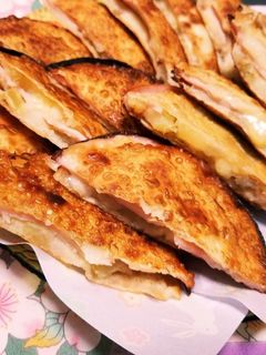簡単‼️餃子の皮でサクサクはさみ揚げ-レシピのメイン写真
