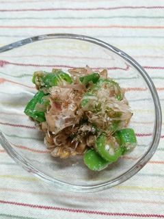 美味!ネバネバおくら納豆-レシピのメイン写真