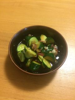 夏のmy好物☆きゅうりミョウガ!-レシピのメイン写真