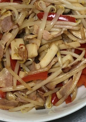きのこベーコンのシャキシャキ炒め-レシピのメイン写真