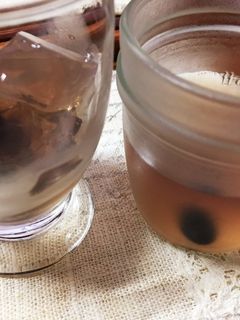 黒豆茶!寒天ゼリー╰(*´︶`*)╯-レシピのメイン写真