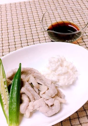 豚肉炒め♬おろしマヨ＆麺つゆ酢ソースで♬-レシピのメイン写真