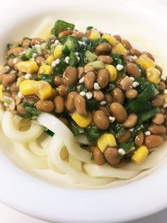 子供大好き 納豆ネバネバ冷うどん-レシピのメイン写真