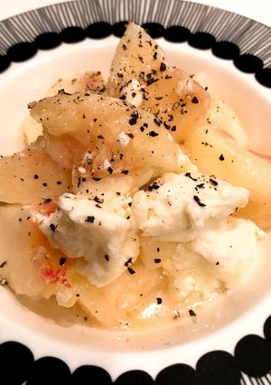すし酢で簡単☆桃モッツァレラ-レシピのメイン写真