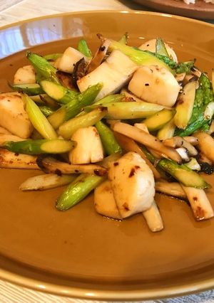 帆立とアスパラのバター炒め-レシピのメイン写真