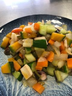 夏野菜のコロコロ炒め【JA福岡市】-レシピのメイン写真