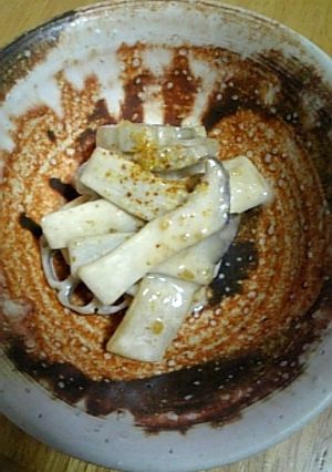 レンコンとエリンギのゴマダレあえ-レシピのメイン写真