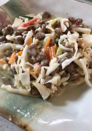 手抜きの納豆サラダ-レシピのメイン写真