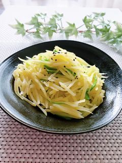 じゃがいもとピーマンの中華風炒め-レシピのメイン写真