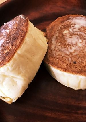 型はシートのみ！分厚いホットケーキ-レシピのメイン写真