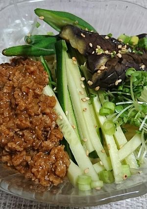 ジャージャー麺風冷やし中華-レシピのメイン写真