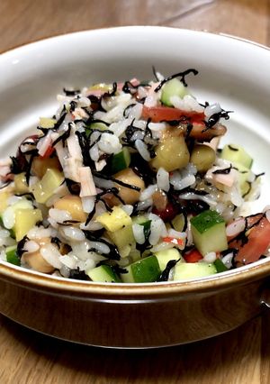 ひじきとお豆のライスサラダ-レシピのメイン写真