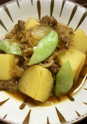 美人レシピ・つるまめ入り肉じゃが-レシピのメイン写真