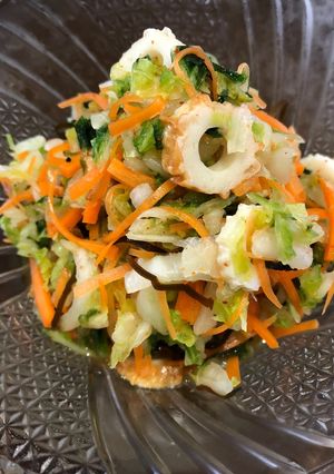 白菜とにんじんでピリ辛酢の物-レシピのメイン写真