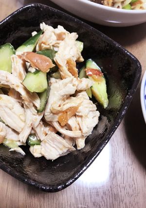 ごま油が決めて！やみつき鶏キュー-レシピのメイン写真