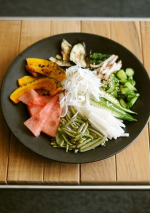 津軽の夏野菜中華そうめん-レシピのメイン写真