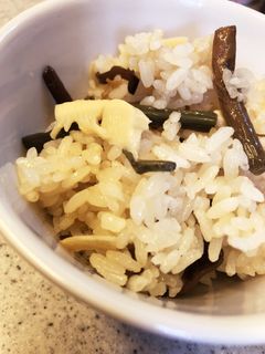 山菜おこわ-レシピのメイン写真