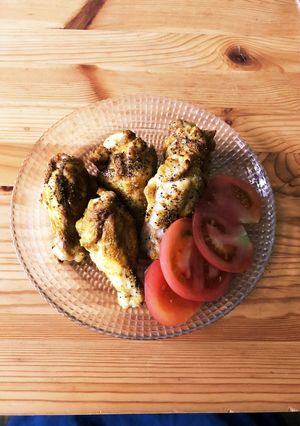手羽元の、カレー粉トースター焼き-レシピのメイン写真