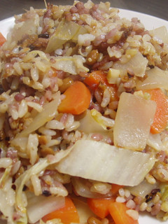 味噌汁の残りを使って☆納豆チャーハン-レシピのメイン写真