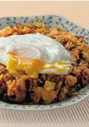 半熟とろ～りキムチチャーハン-レシピのメイン写真