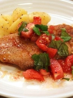シタビラメのムニエルトマトソース-レシピのメイン写真