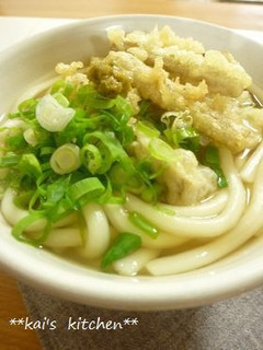 福岡の定番◆ごぼ天うどん-レシピのメイン写真