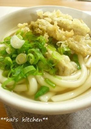 福岡の定番◆ごぼ天うどん-レシピのメイン写真