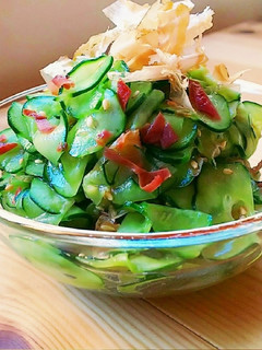 ✳️梅おかか胡瓜の中華風酢物✳️夏の定番-レシピのメイン写真