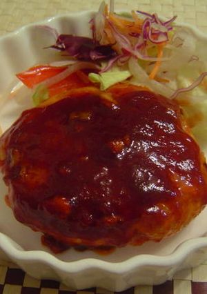 ★☆★鶏ひき肉でヘルシーハンバーグ★☆★-レシピのメイン写真