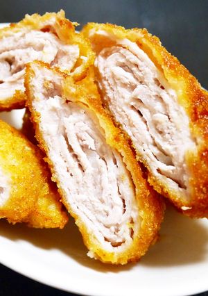 豚ロース薄切り肉のミルフィーユ☆とんかつ-レシピのメイン写真