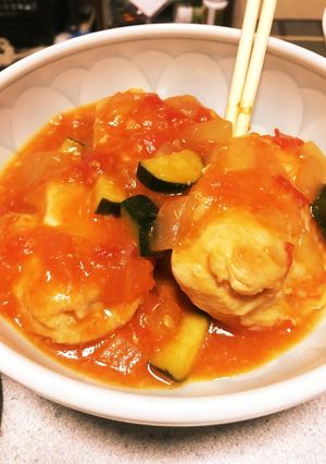 チキンと夏野菜のトマトソース煮-レシピのメイン写真