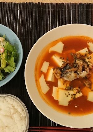サバ缶アレンジ☆サバチーズスンドゥブ！-レシピのメイン写真