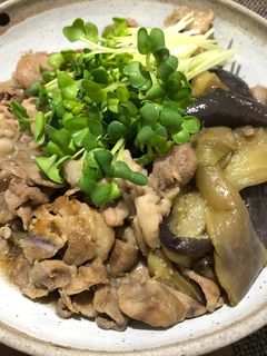 ナスと牛肉のさっぱり煮 ポン酢で簡単!-レシピのメイン写真