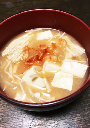 超ド級超絶簡単時短辛味噌汁(キムチだよ)-レシピのメイン写真