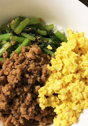 三色丼-レシピのメイン写真
