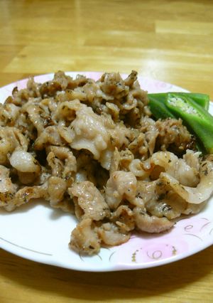 豚のゆかり風味炒め-レシピのメイン写真