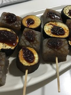 簡単★ナスとこんにゃくの田楽-レシピのメイン写真