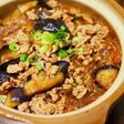 ご飯が進む♪ナスと挽肉のピリ辛春雨鍋
